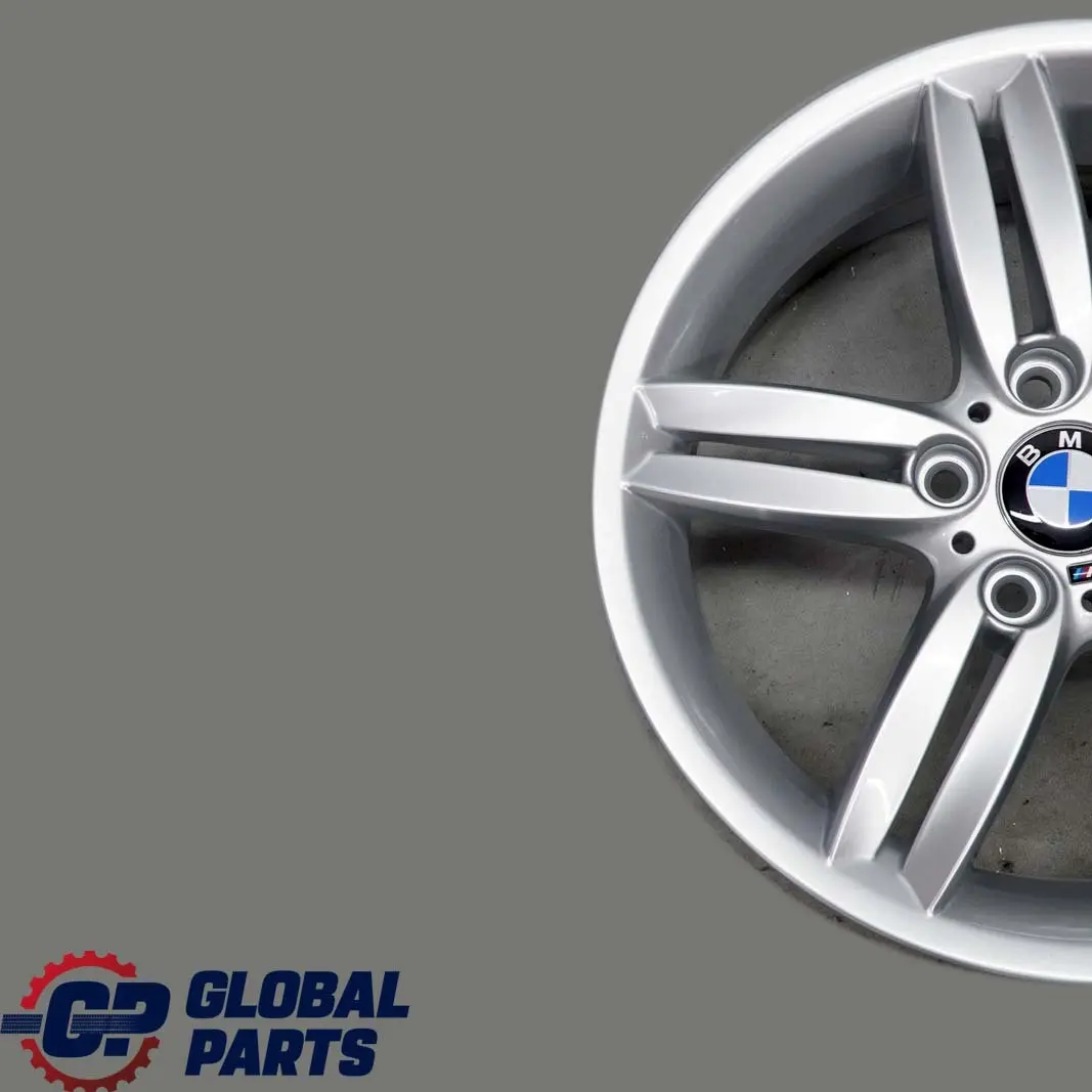 BMW E81 E87 Silver Front Alloy Wheel Rim 18" 7,5J 8036939 M double Spoke 208