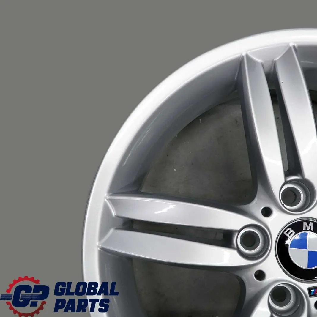 BMW E81 E87 Silver Front Alloy Wheel Rim 18" 7,5J 8036939 M double Spoke 208