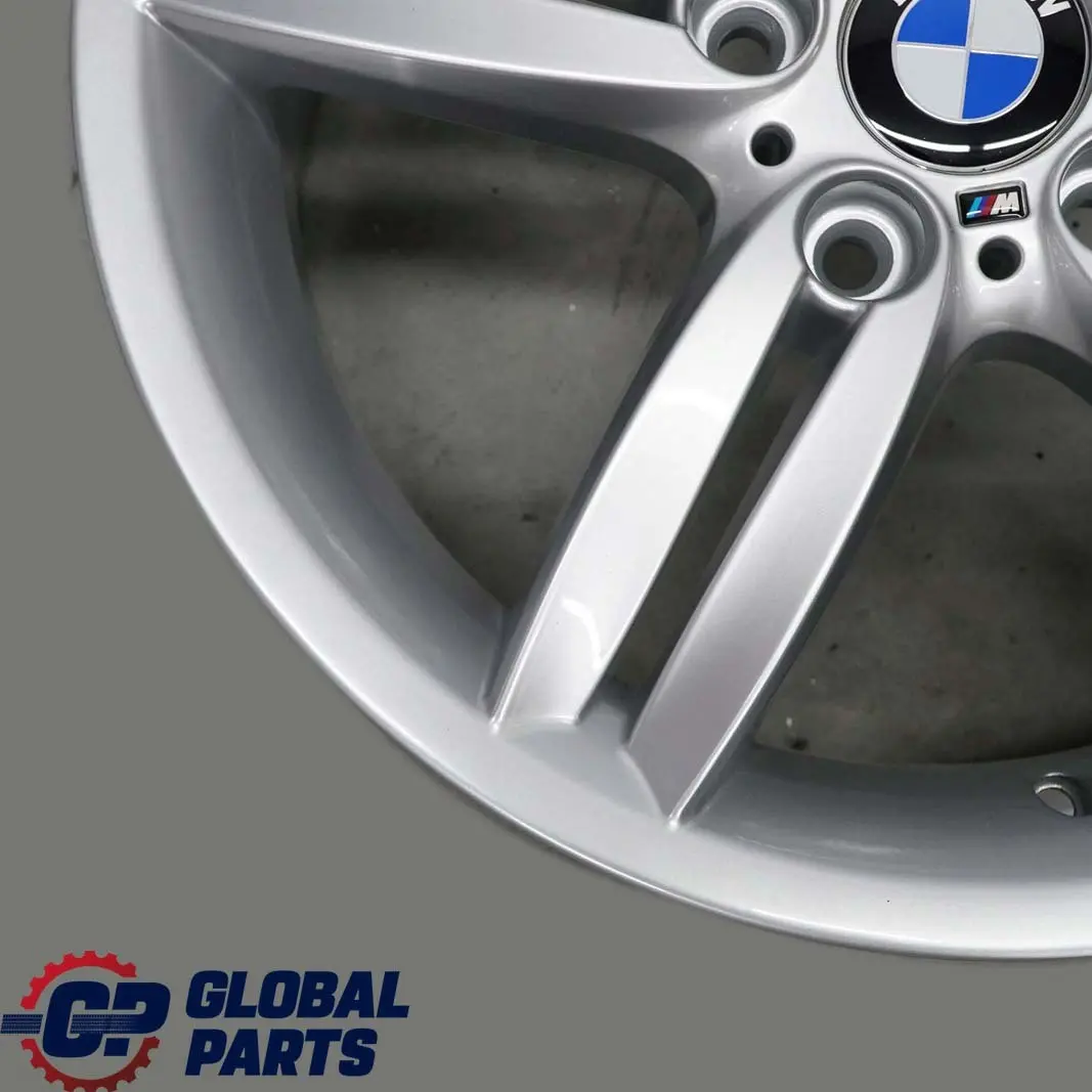 BMW E81 E87 Silver Front Alloy Wheel Rim 18" 7,5J 8036939 M double Spoke 208