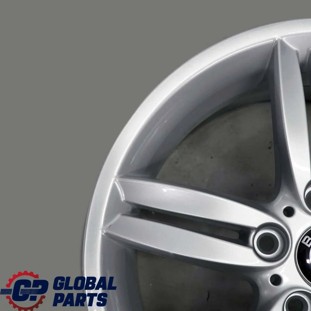 BMW E81 E87 LCI Silver Rear Alloy Wheel Rim 18" 8J ET:49 M Double Spoke 208