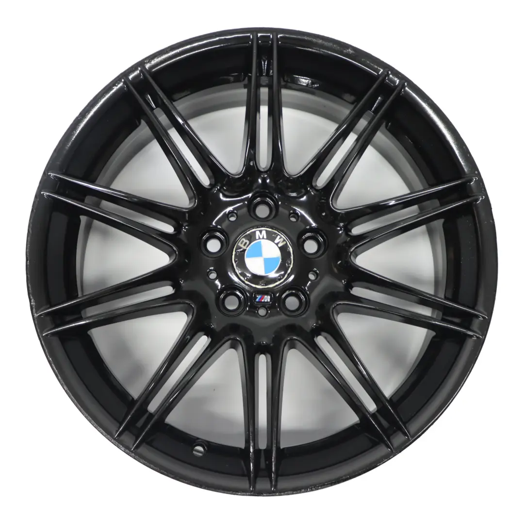 BMW E90 E91 E92 Black Front Wheel Alloy Rim 19" M Double Spoke 225 8J ET:37