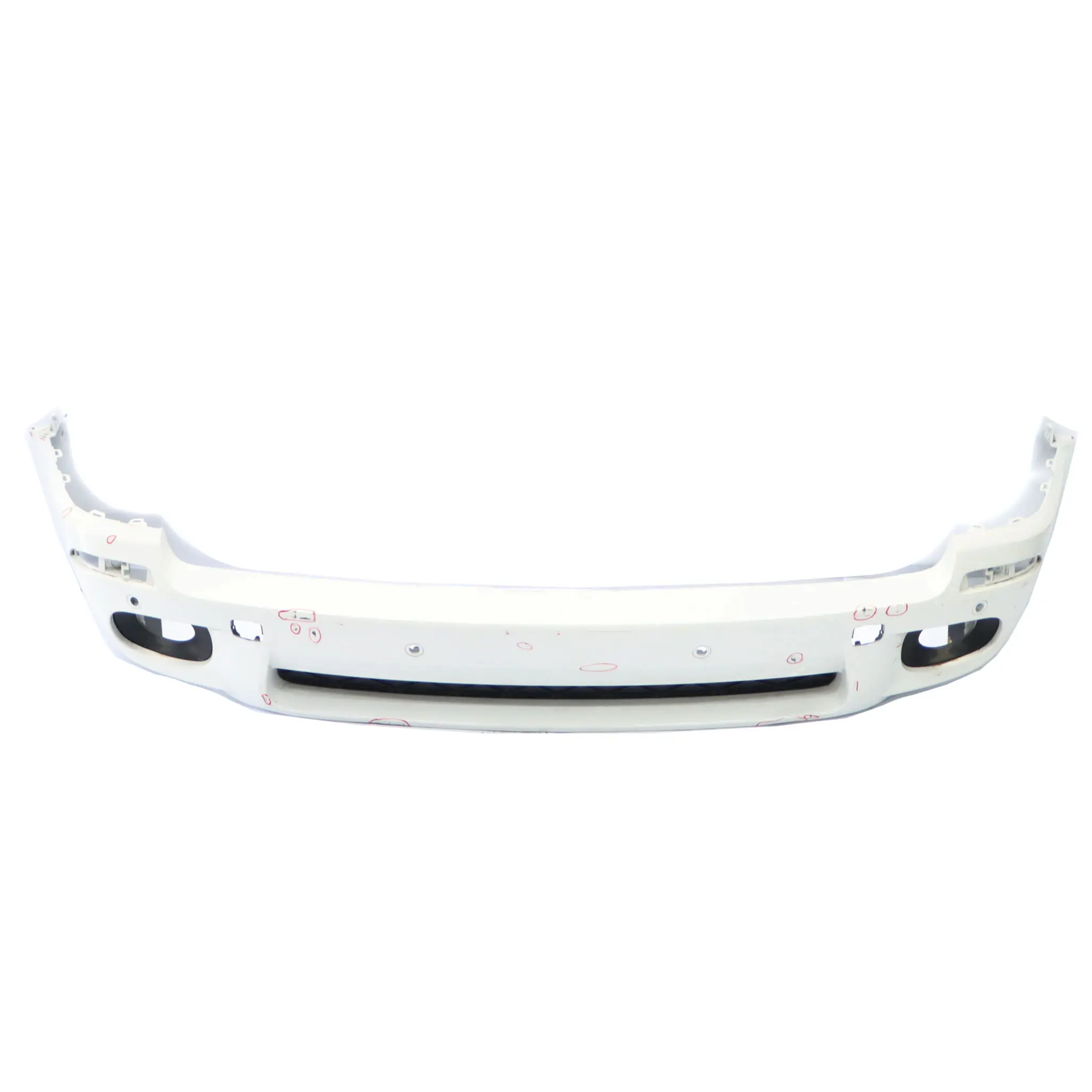 BMW X5 E70 Rear Bumper M Sport Trim Panel PDC Alpinweiss Alpine White - 300