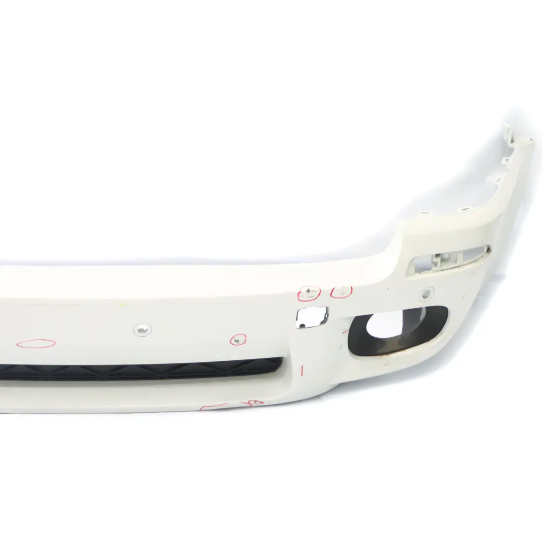 BMW X5 E70 Rear Bumper M Sport Trim Panel PDC Alpinweiss Alpine White - 300