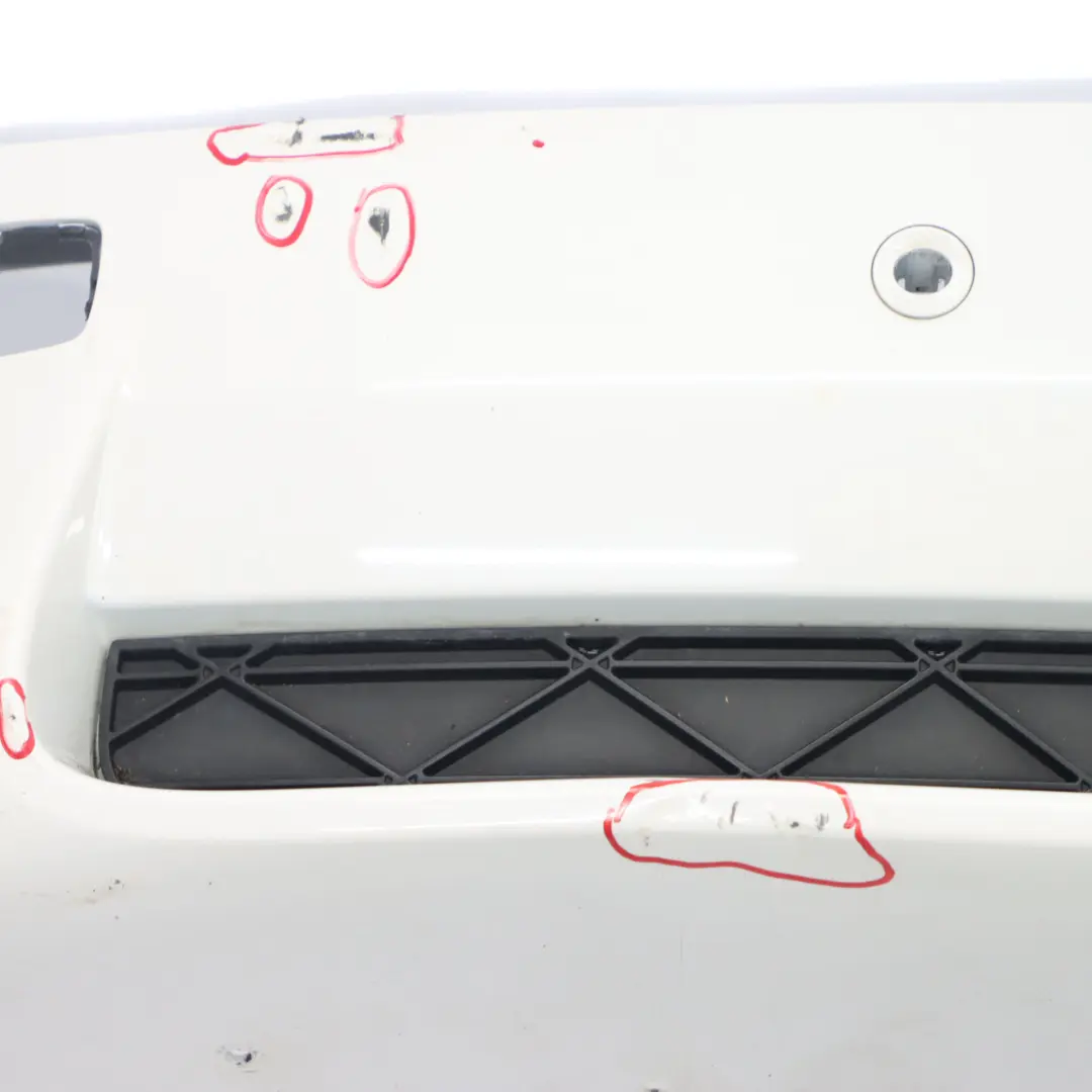 BMW X5 E70 Rear Bumper M Sport Trim Panel PDC Alpinweiss Alpine White - 300