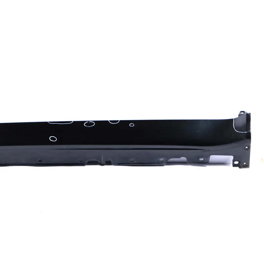 BMW X5 E70 1 M Sport Sill Strip Side Skirt Left N/S Black Sapphire Metallic 475