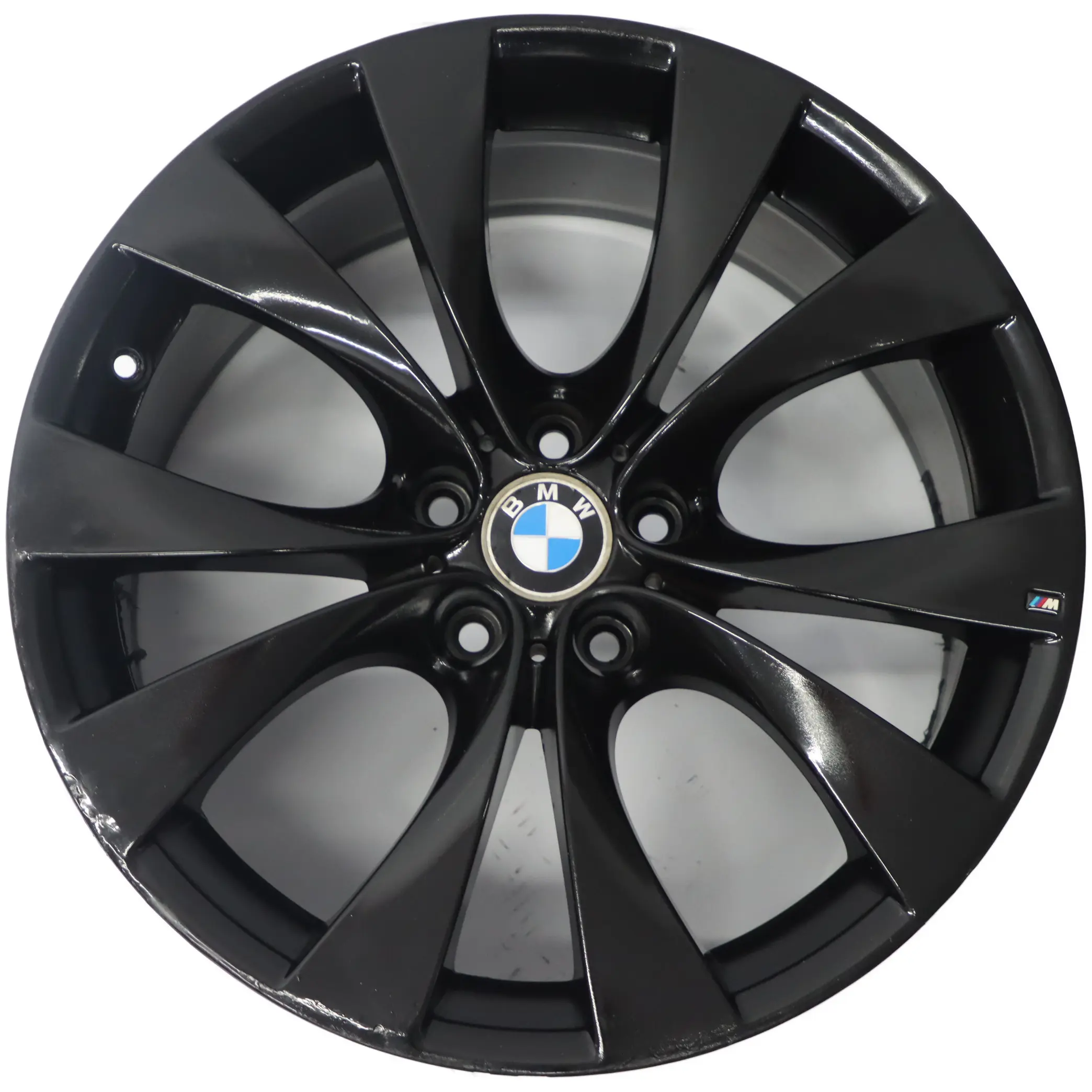 BMW X5 E70 Black Front Wheel Alloy Rim 20" M V-spoke 227 10J ET:40 8037349