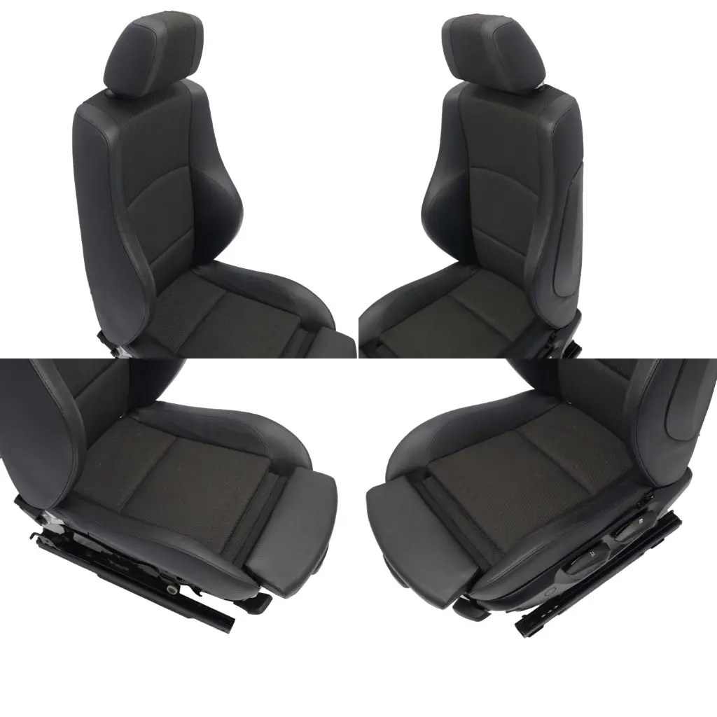 BMW 1 Series E87 Sport Front Left N/S Seat Cloth / Imitation Leather Flashpoint