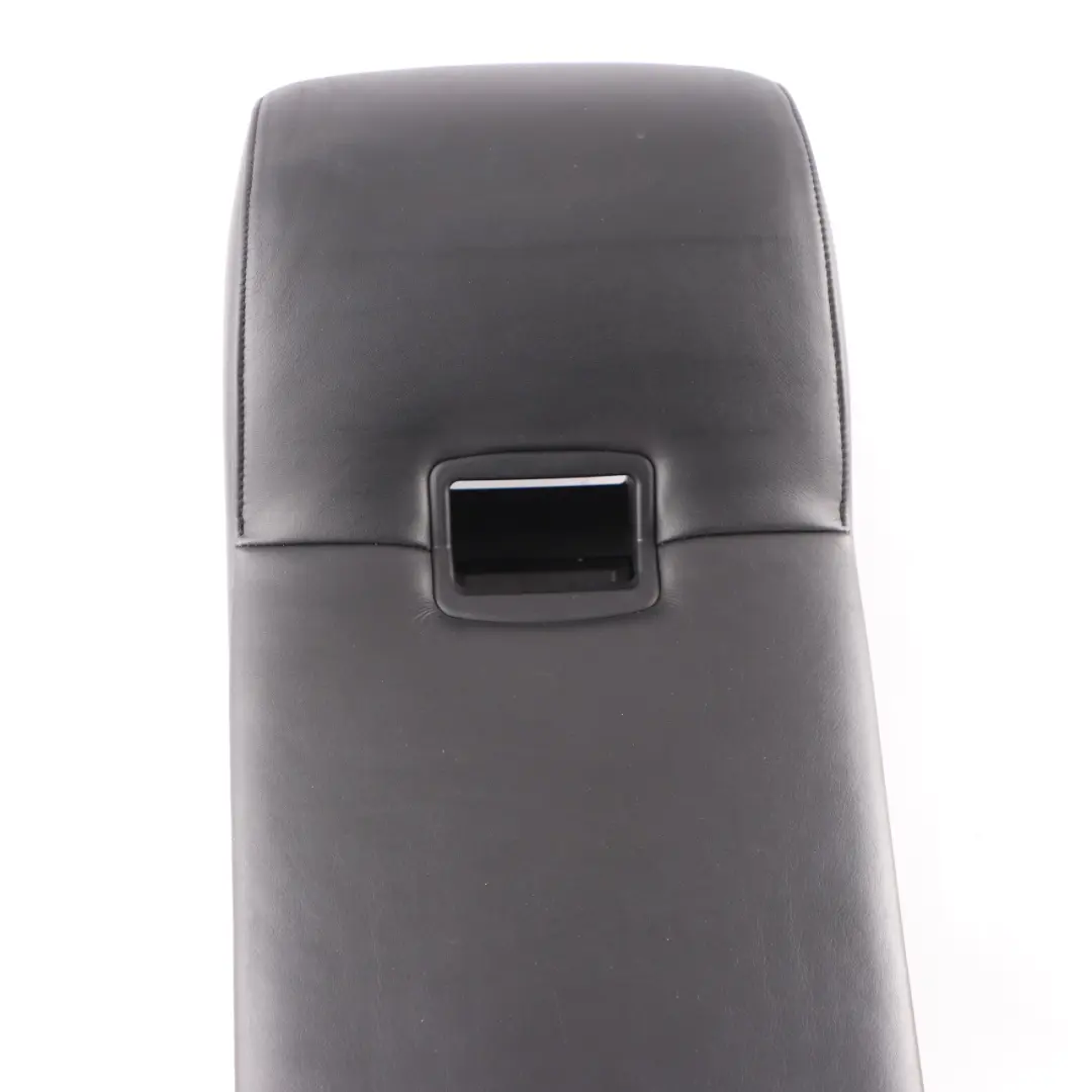 BMW E60 Rear Seat Centre Armrest Cup Holder Arm Rest Black Leather Anthracite