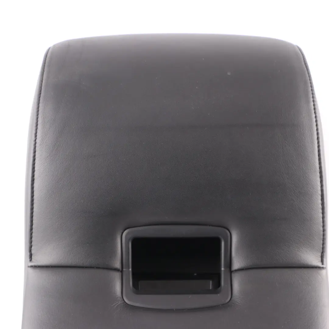 BMW E60 Rear Seat Centre Armrest Cup Holder Arm Rest Black Leather Anthracite