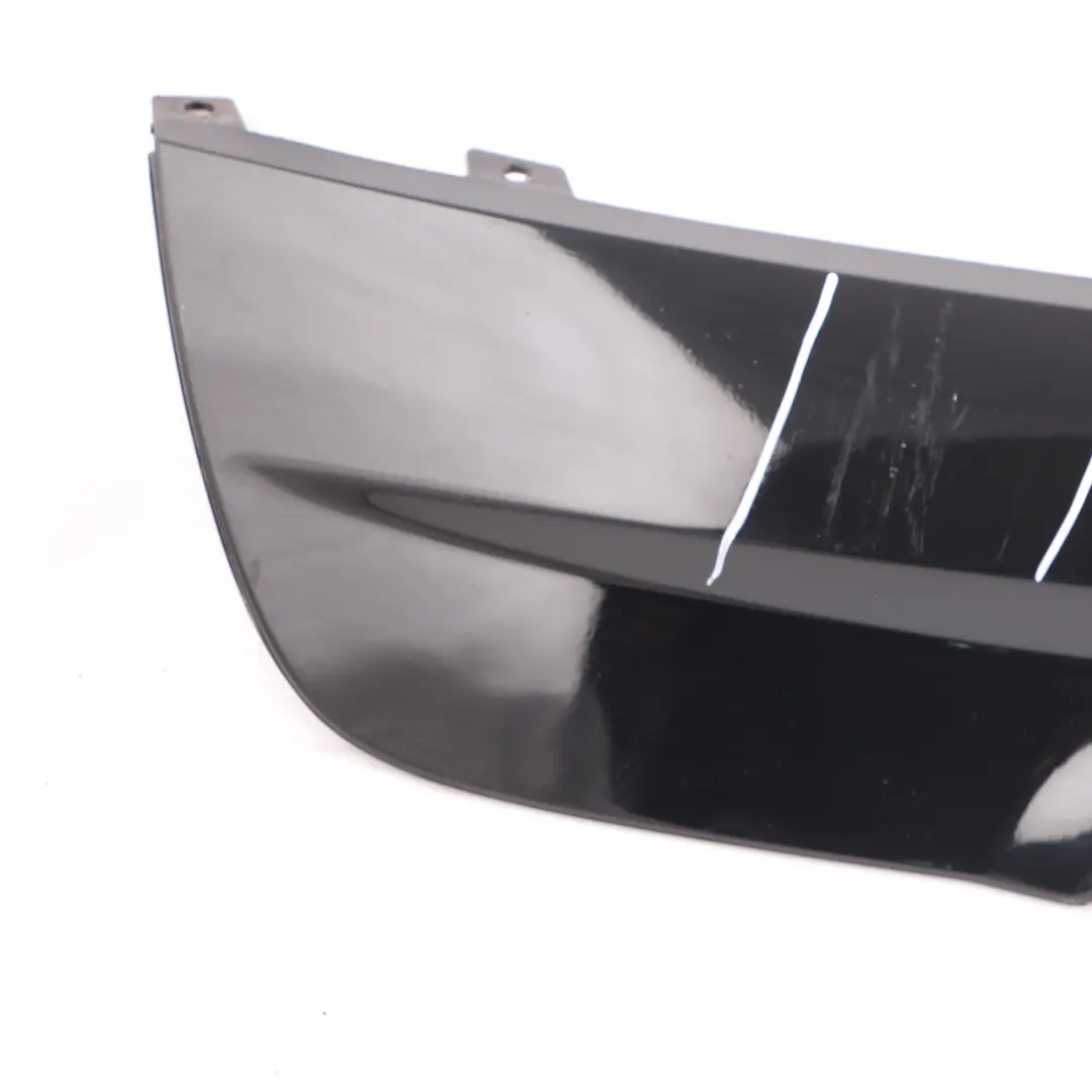 Bumper Rear Diffuser BMW E90 E91 M Sport Bottom Trim Panel Insert Gloss Black