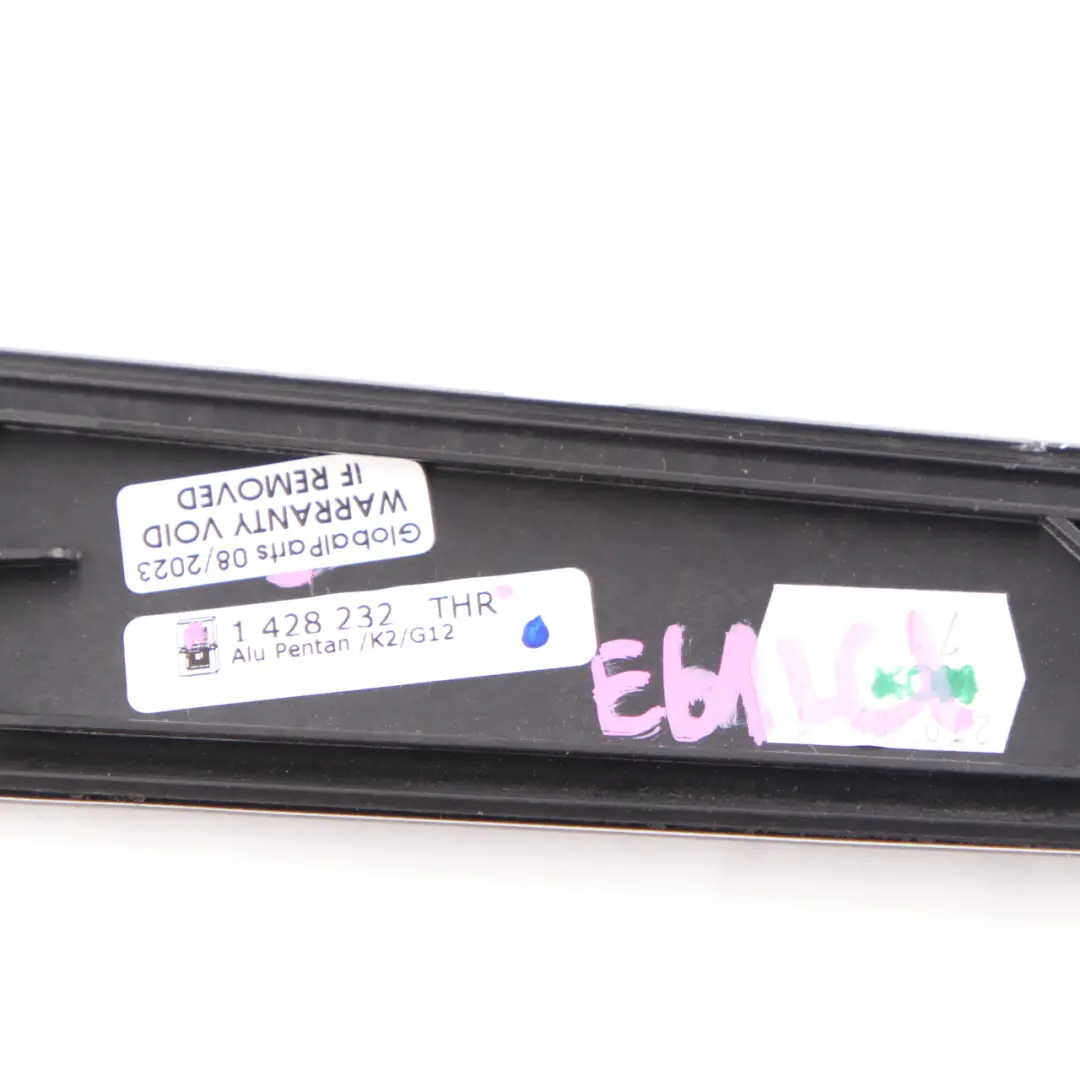 BMW 5 Series 1 E60 LCI Strip Trim Cover Rear Right Door O/S Aluminium Pentan