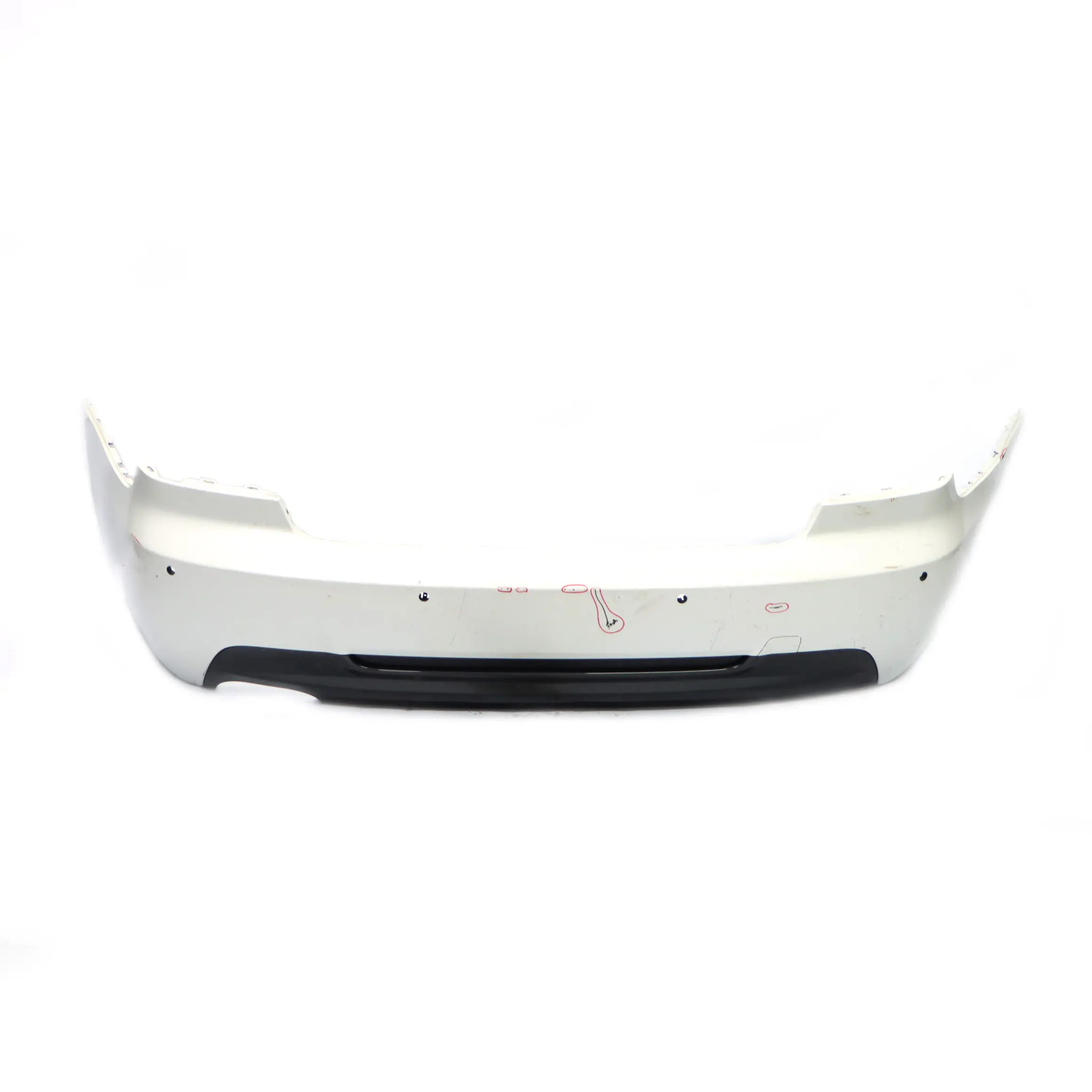 BMW E92 E93 Rear Bumper Coupe Convertible M Sport PDC Alpinweiss White - 300