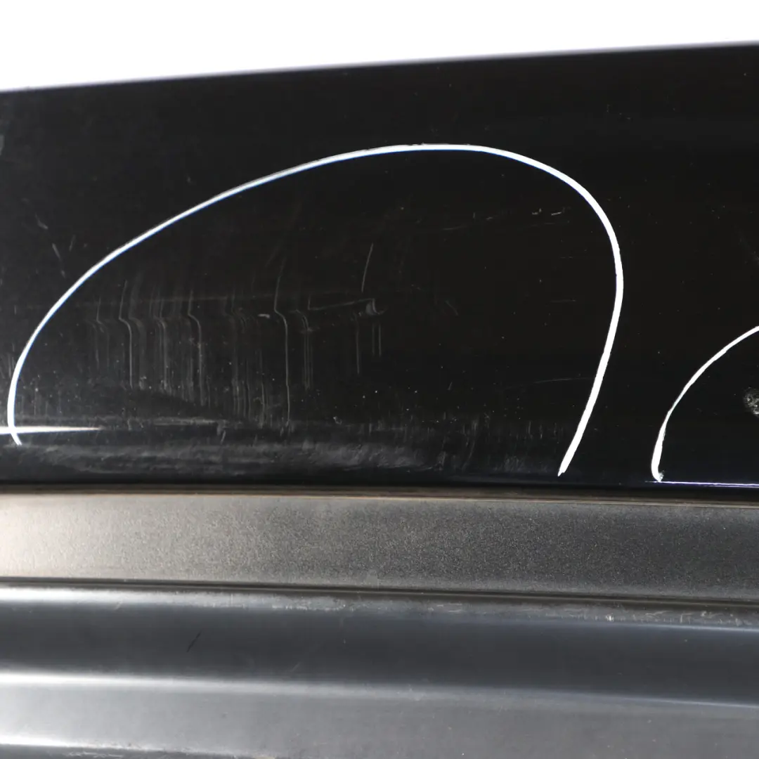 BMW E92 E93 Rear Bumper M Sport PDC Trim Cover Black Sapphire Metallic - 475