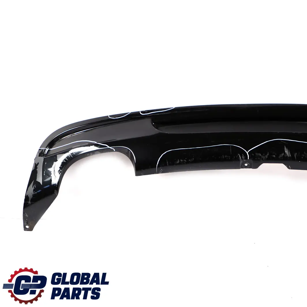 BMW 1 Series E82 E88 M Sport Rear Bumper Bottom Trim Panel Diffuser Insert