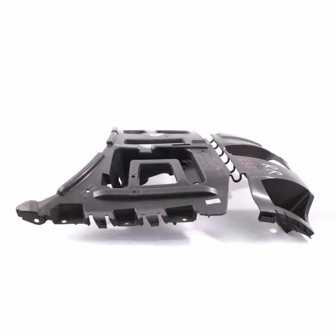 BMW E82 Coupe E88 Cabrio M Sport Rear Bumper Right O/S Guide Bracket Black