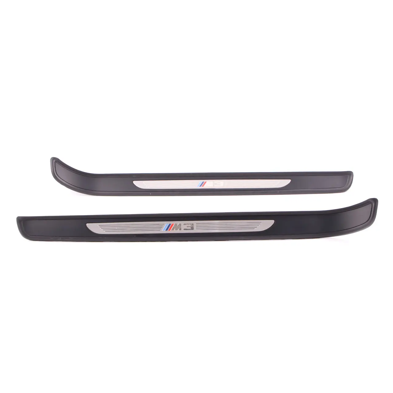 BMW E92 E93 LCI M3 Front Left Right Door Entrance Sill Strip Cover Set