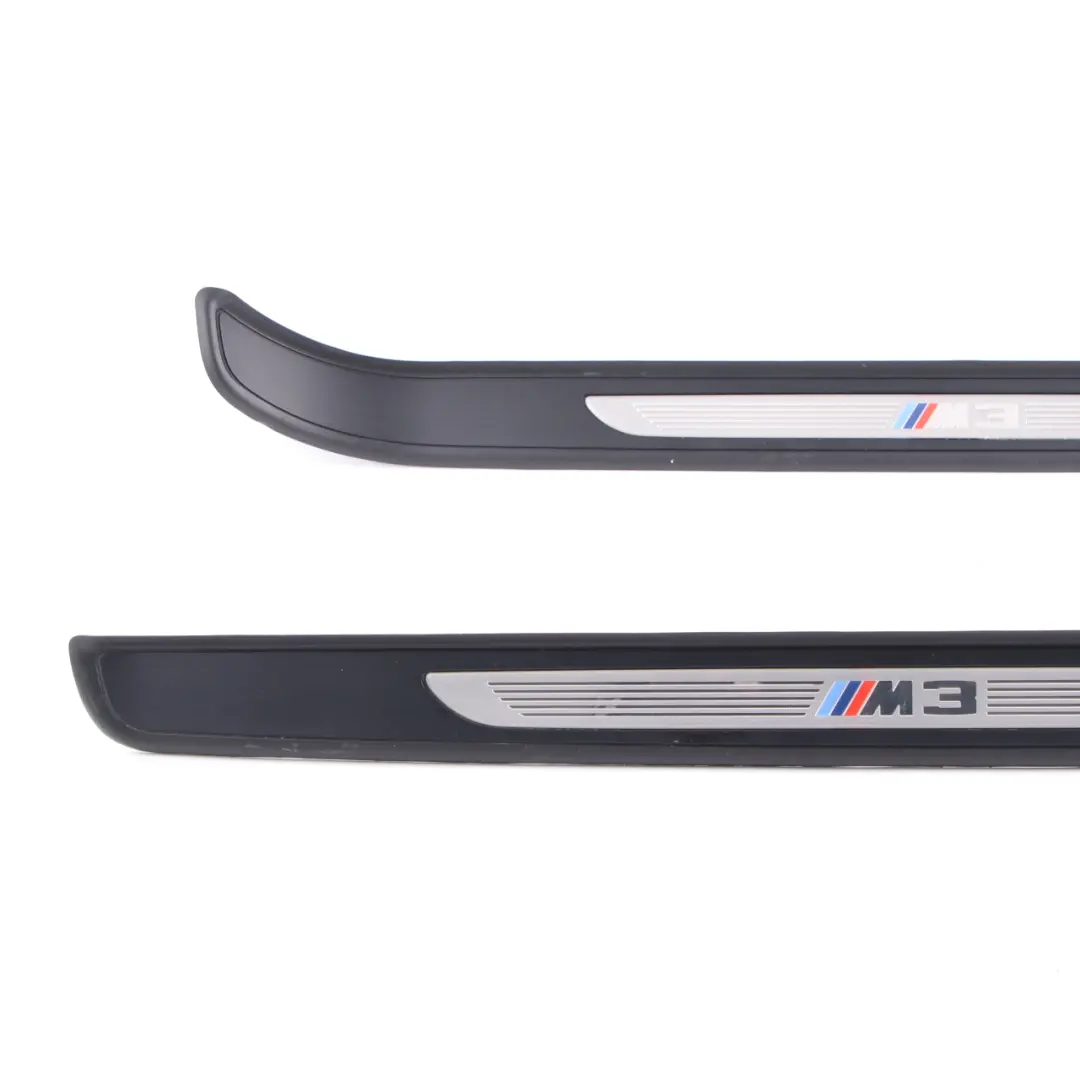 BMW E92 E93 LCI M3 Front Left Right Door Entrance Sill Strip Cover Set