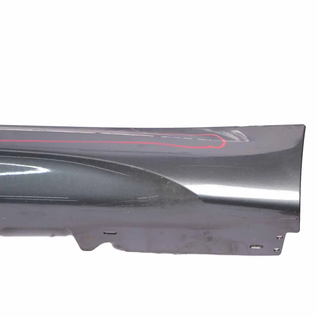 BMW X1 E84 Side Skirt M Sport Sill Cover Panel Left N/S Mineralgrau Grey - B39