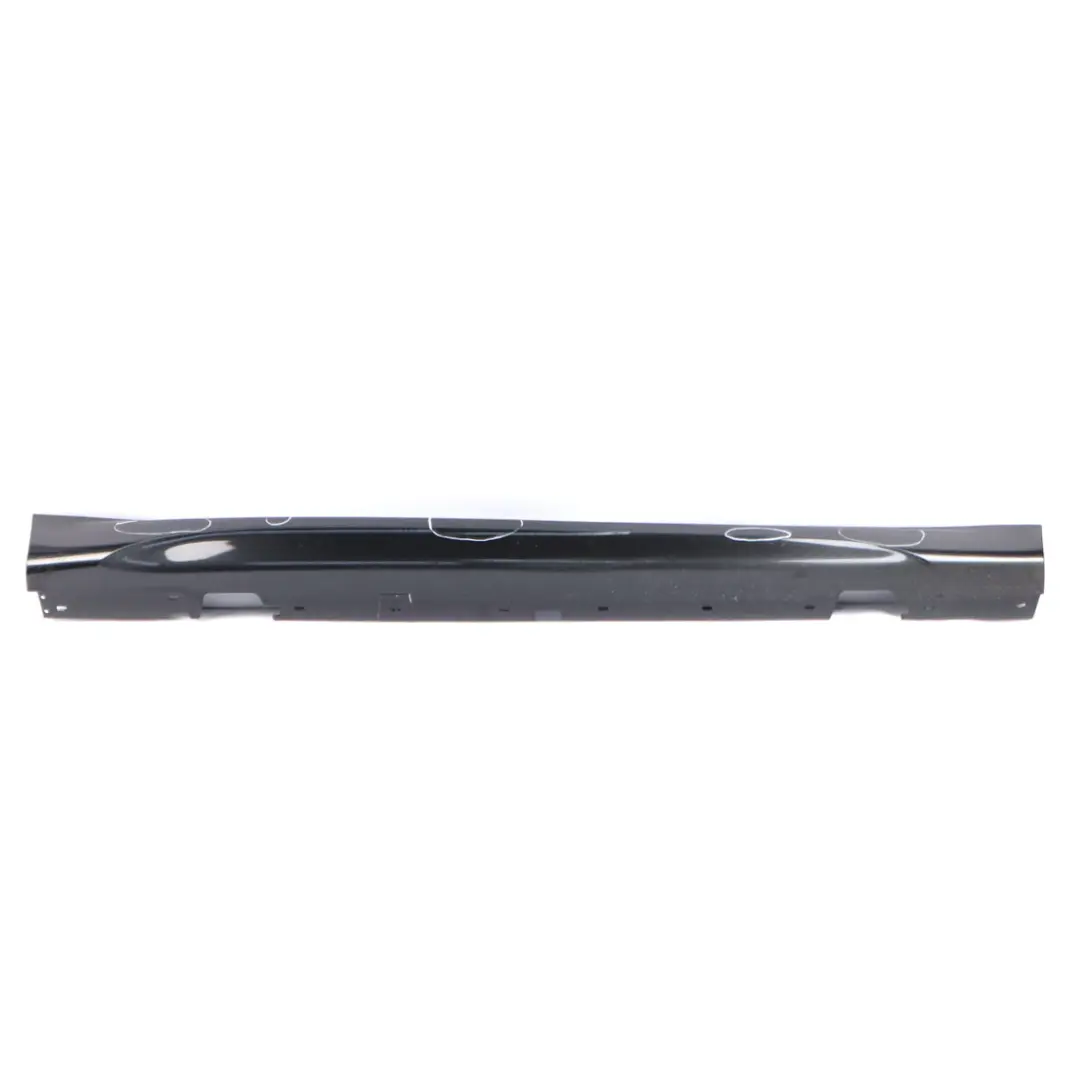 BMW X1 E84 Side Skirt M Sport Sill Cover Right O/S Black Sapphire Metallic - 475