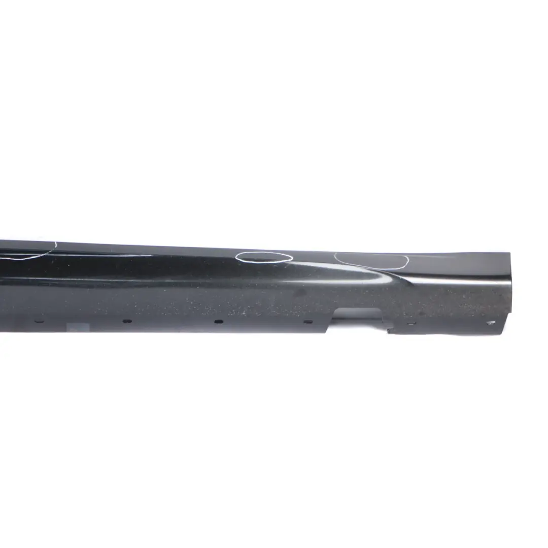 BMW X1 E84 Side Skirt M Sport Sill Cover Right O/S Black Sapphire Metallic - 475