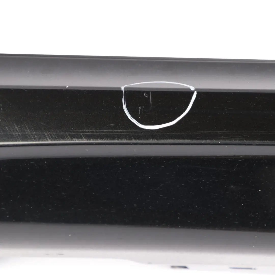 BMW X1 E84 Side Skirt M Sport Sill Cover Right O/S Black Sapphire Metallic - 475