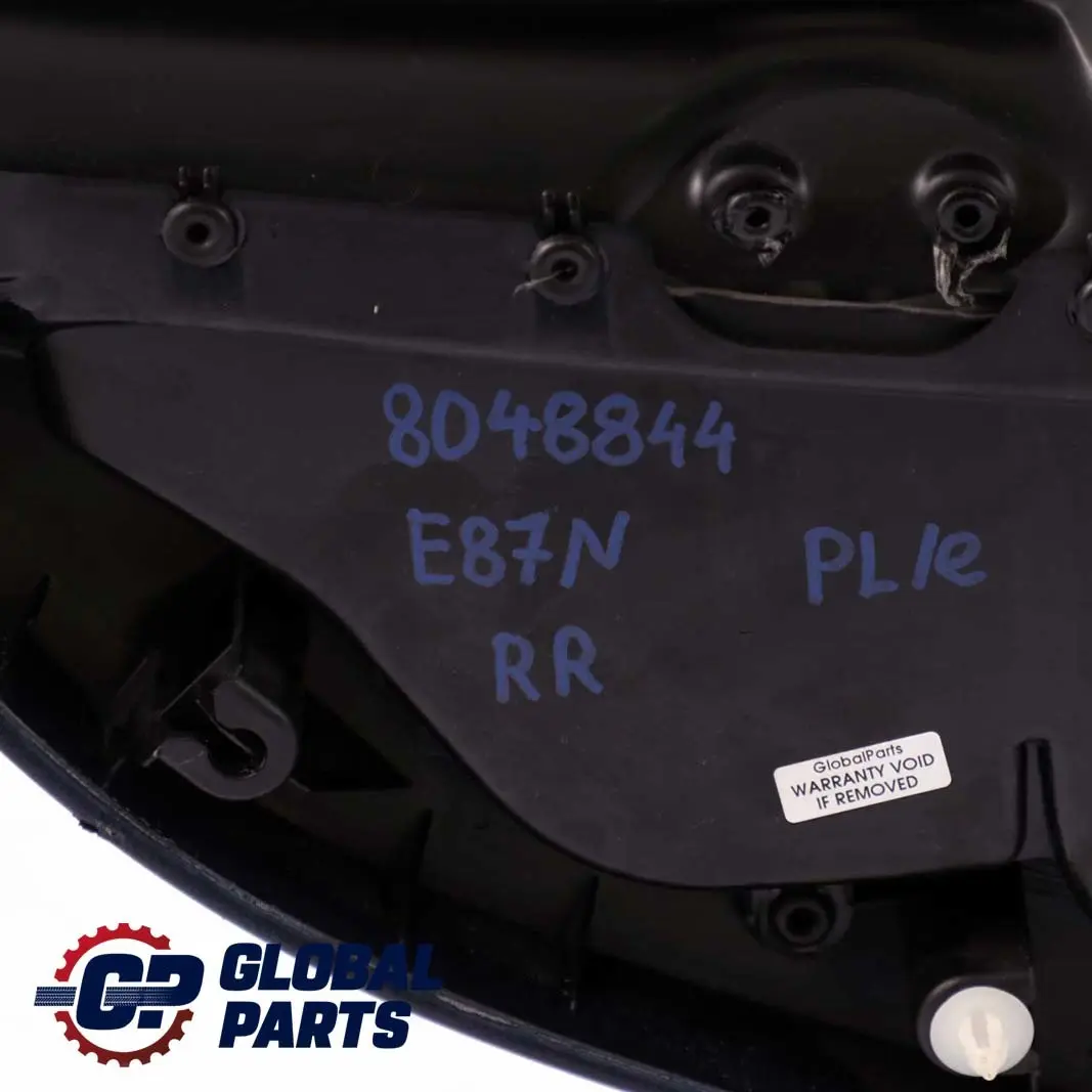 BMW 1 E87 LCI Rear Right O/S Door Card Lining Panel Flashpoint Black Blue