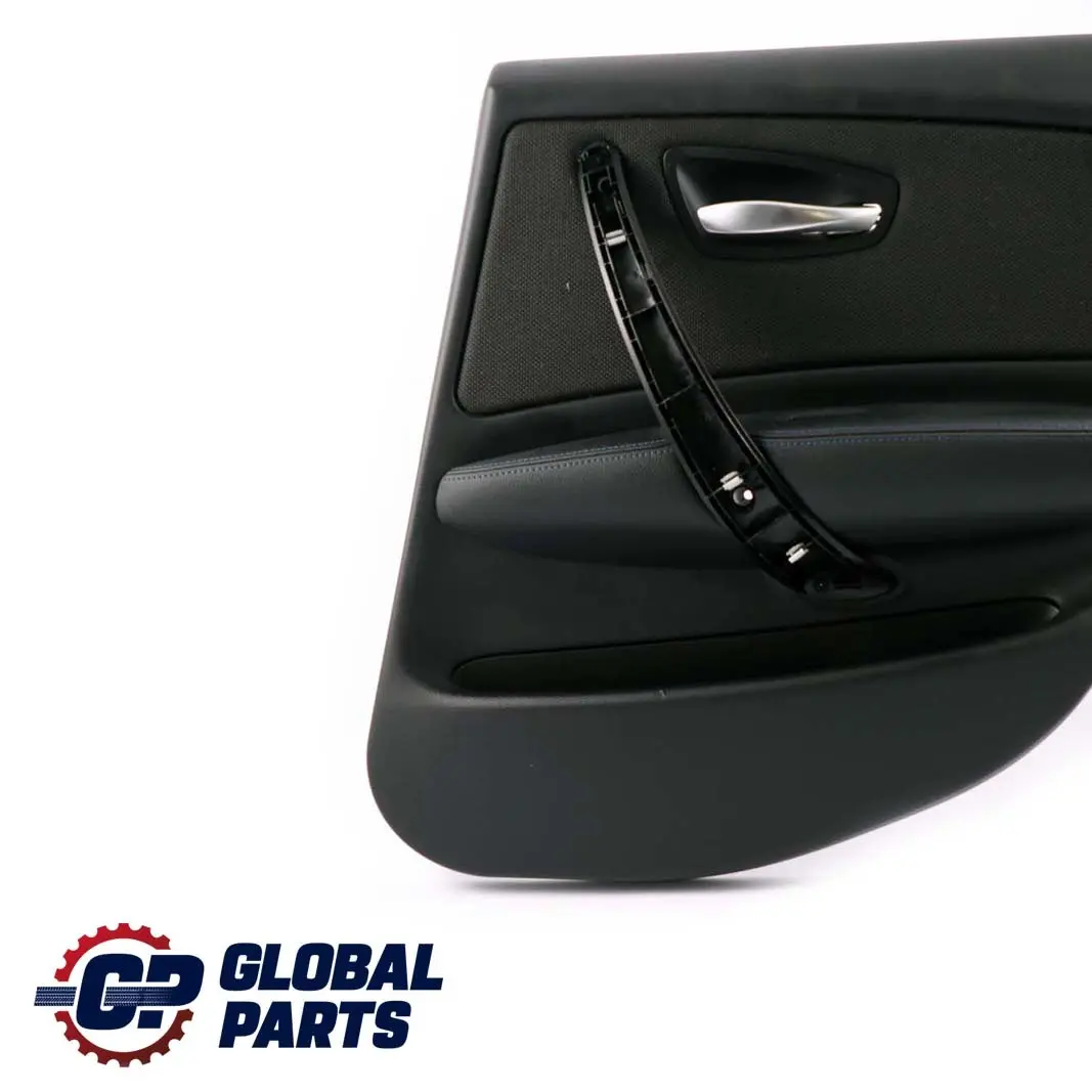 BMW 1 E87 LCI Rear Right O/S Door Card Lining Panel Flashpoint Black Blue