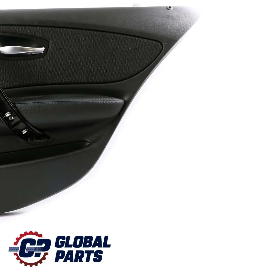 BMW 1 E87 LCI Rear Right O/S Door Card Lining Panel Flashpoint Black Blue