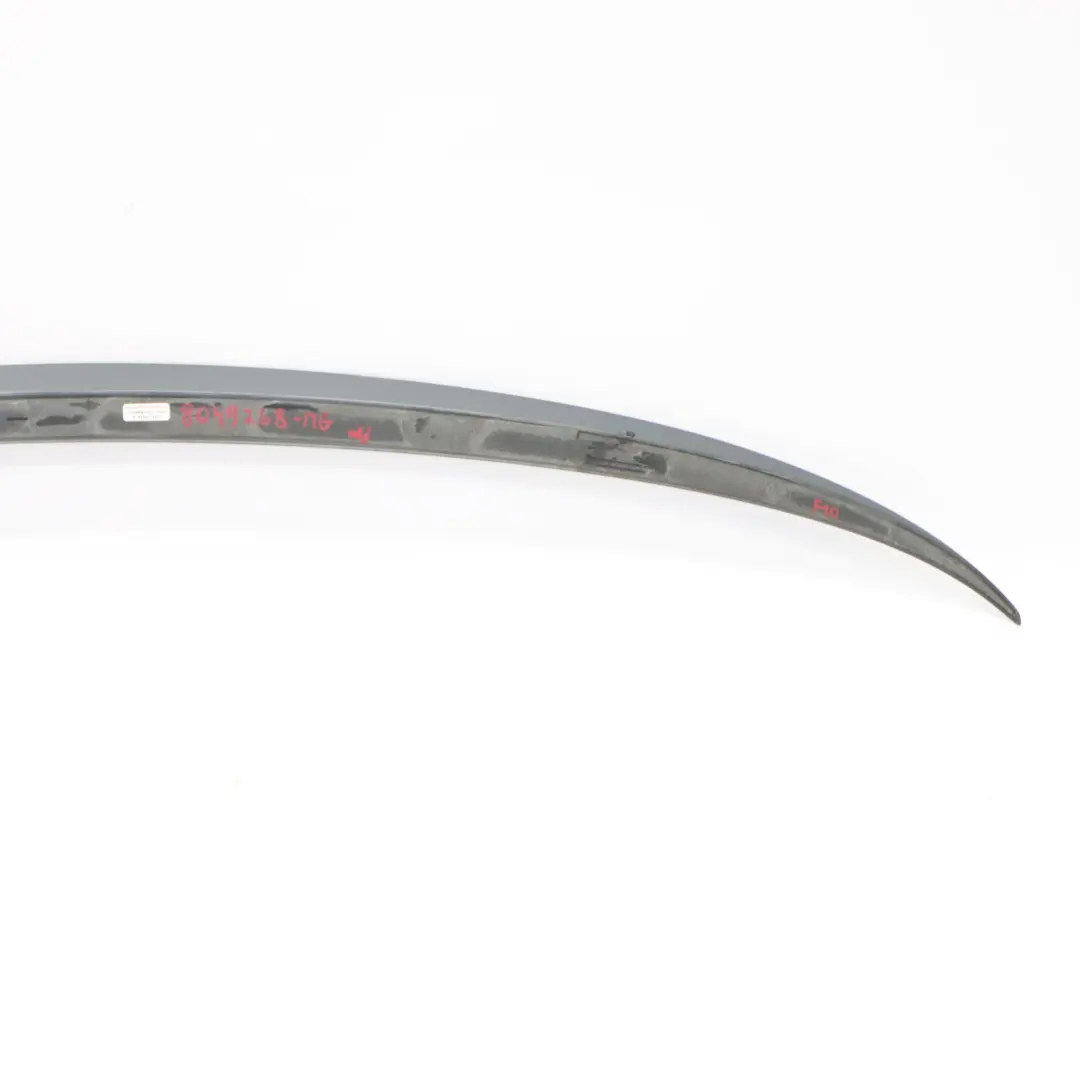 BMW F10 M Sport Spoiler trasero Boot Trunk Trim Panel Mineral Grey B39 8049268