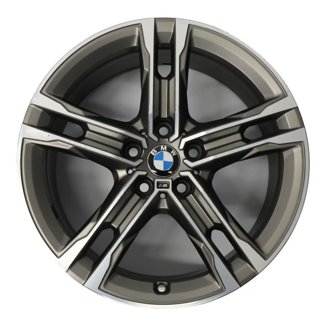 Alloy BMW F40 Cerium Grey Wheel Rim 18" Double Spoke 556M ET:54 8J 8053524