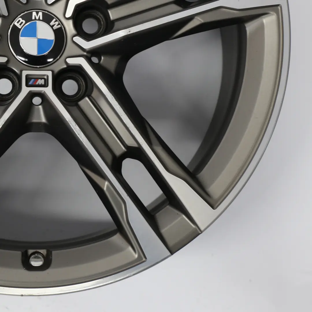 Alloy BMW F40 Cerium Grey Wheel Rim 18" Double Spoke 556M ET:54 8J 8053524