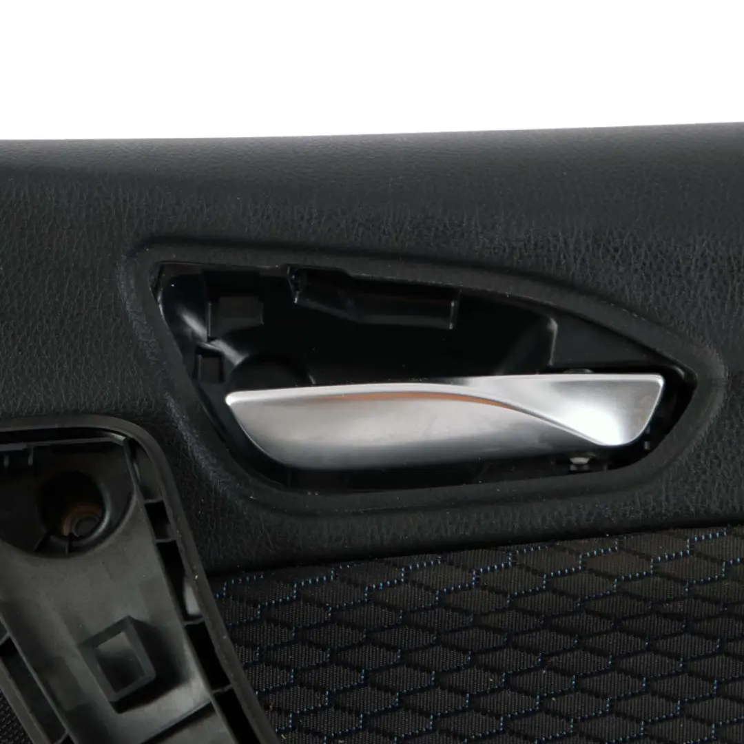 BMW F20 Panel de Tarjeta Puerta Delantera Derecha Forro Tela Hexágono Alcantara