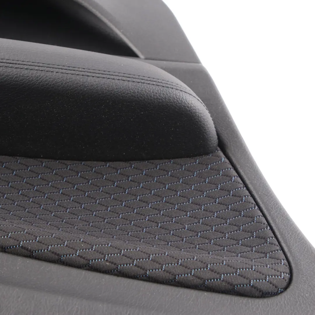 BMW F20 Door Card Rear Left Lining Cloth Fabric Hexagon Alcantara Anthracite