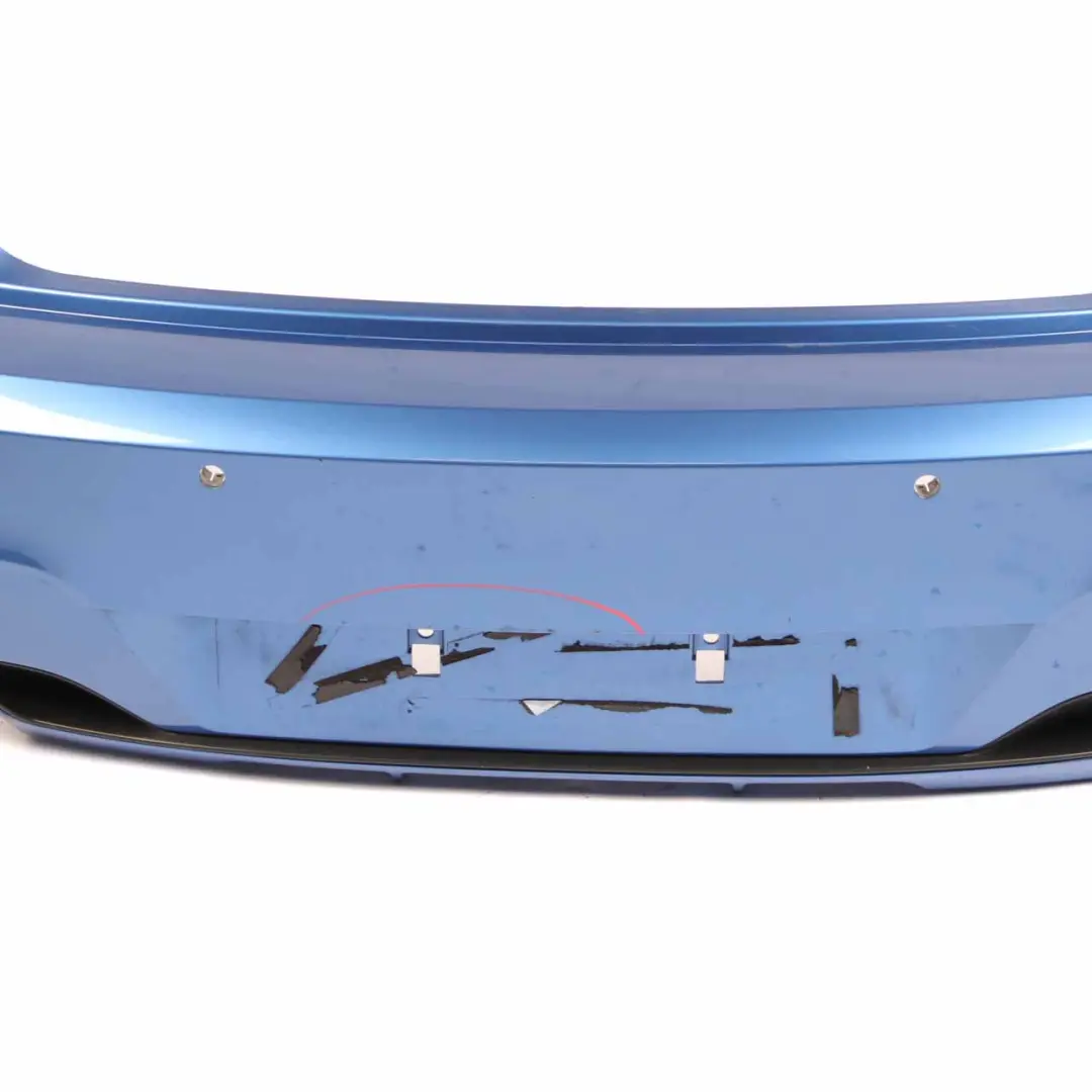 BMW 1 F20 F21 M Sport Rear Bumper Trim Panel Estorilblau Estoril Blue - B45