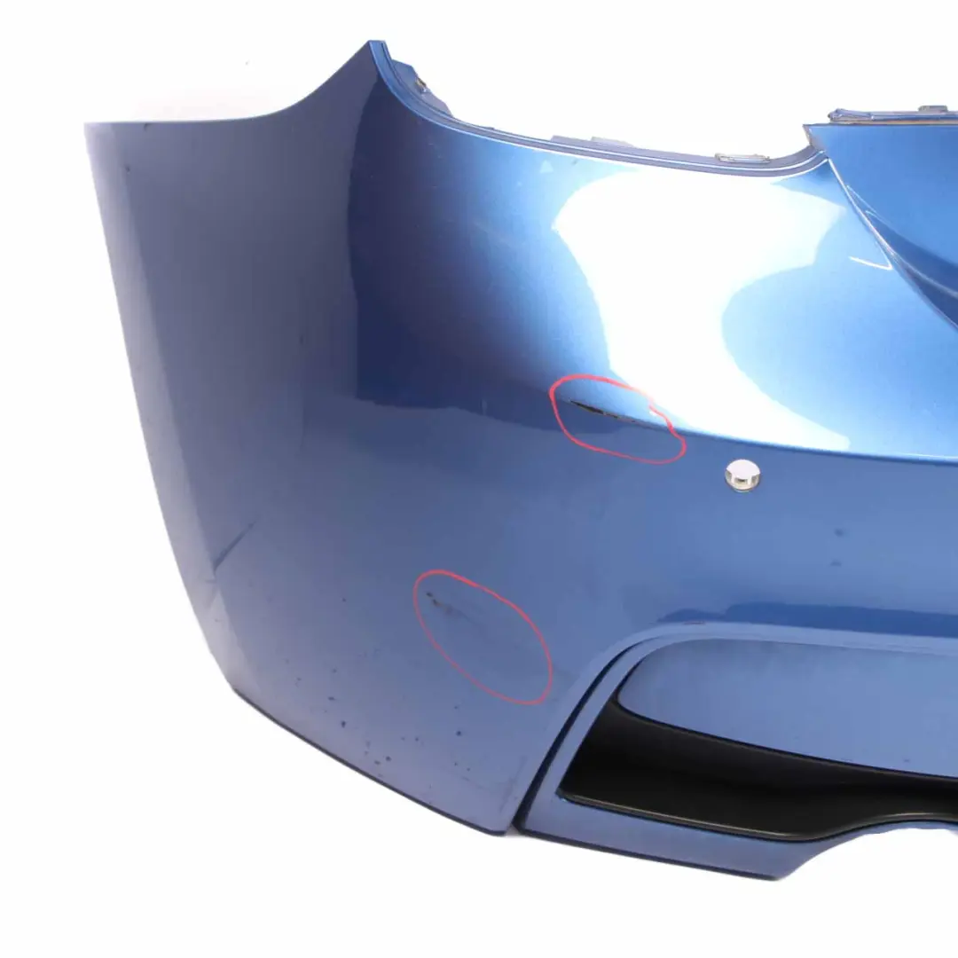 BMW 1 F20 F21 M Sport Rear Bumper Trim Panel Estorilblau Estoril Blue - B45