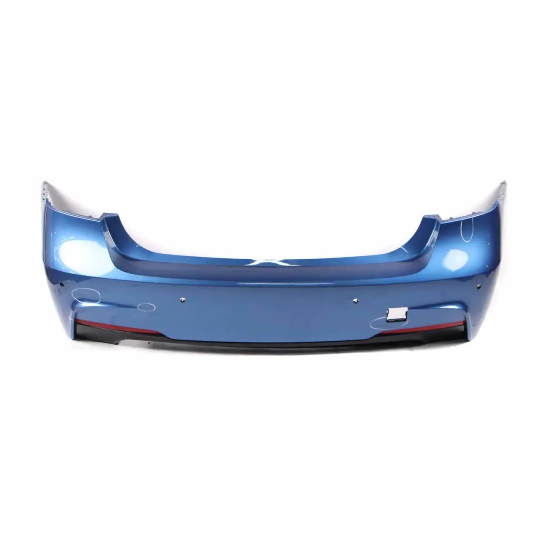 BMW F30 Rear Bumper M Sport Trim Panel PDC Estoril Blue Metallic - B45