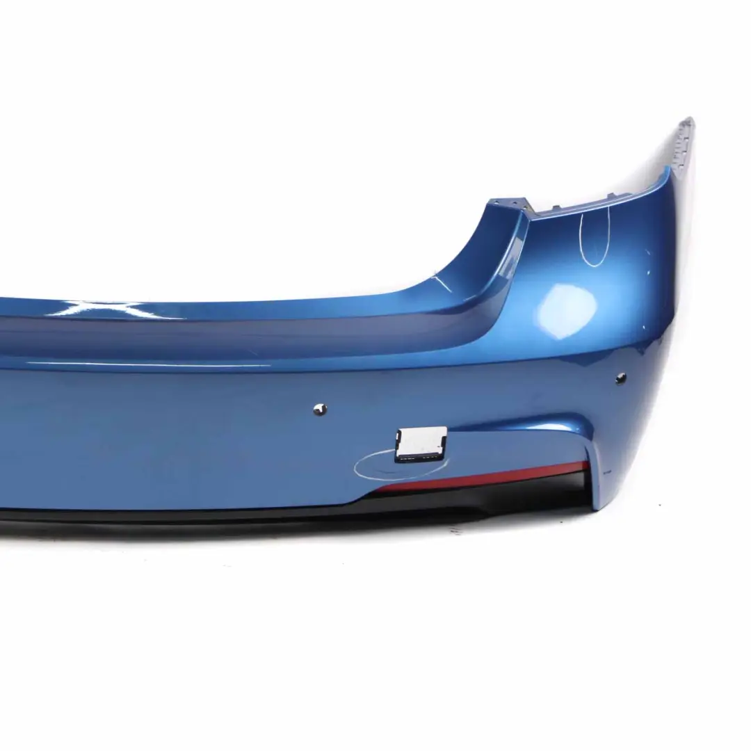 BMW F30 Rear Bumper M Sport Trim Panel PDC Estoril Blue Metallic - B45