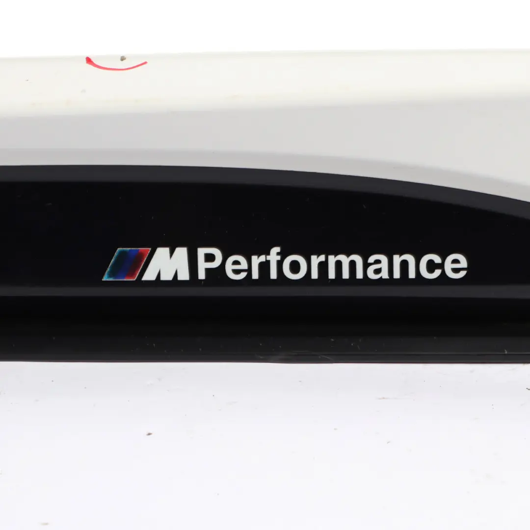 BMW F30 F31 M Sport Sill Strip Side Skirt Left N/S Alpinweiss White - 300