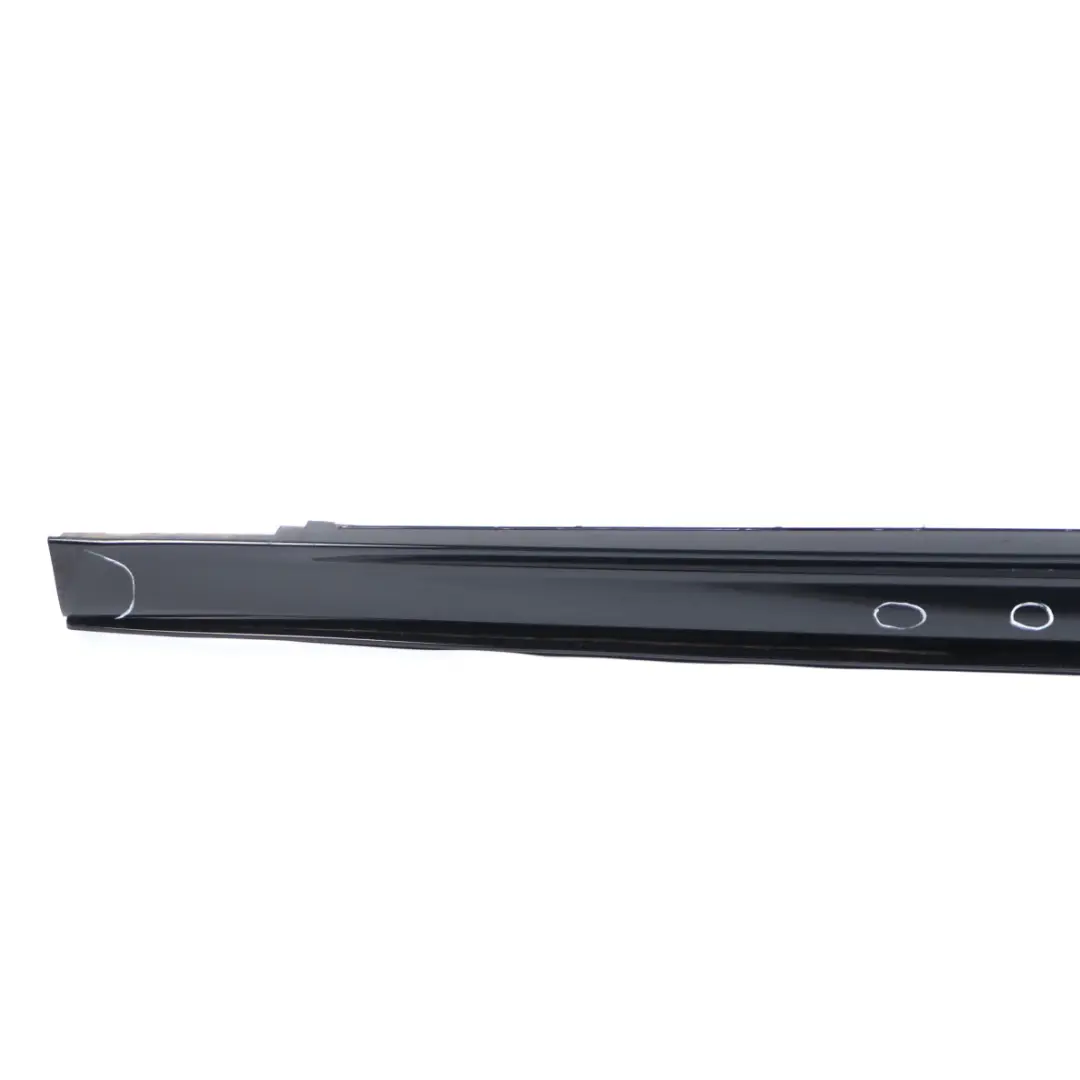 BMW F30 F31 Side Skirt M Sport Sill Strip Left N/S Black Sapphire Metallic - 475