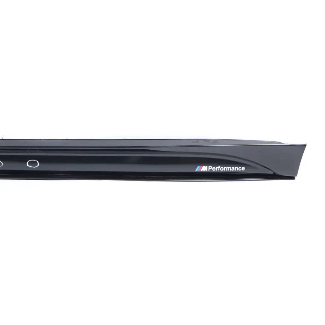 BMW F30 F31 Side Skirt M Sport Sill Strip Left N/S Black Sapphire Metallic - 475