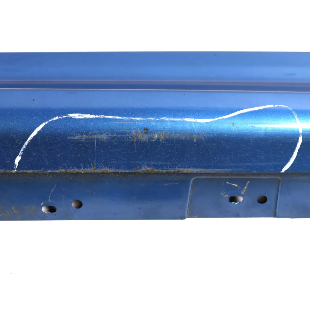 BMW F30 F31 Side Skirt M Sport Sill Strip Left N/S Estoril Blue Metallic - B45