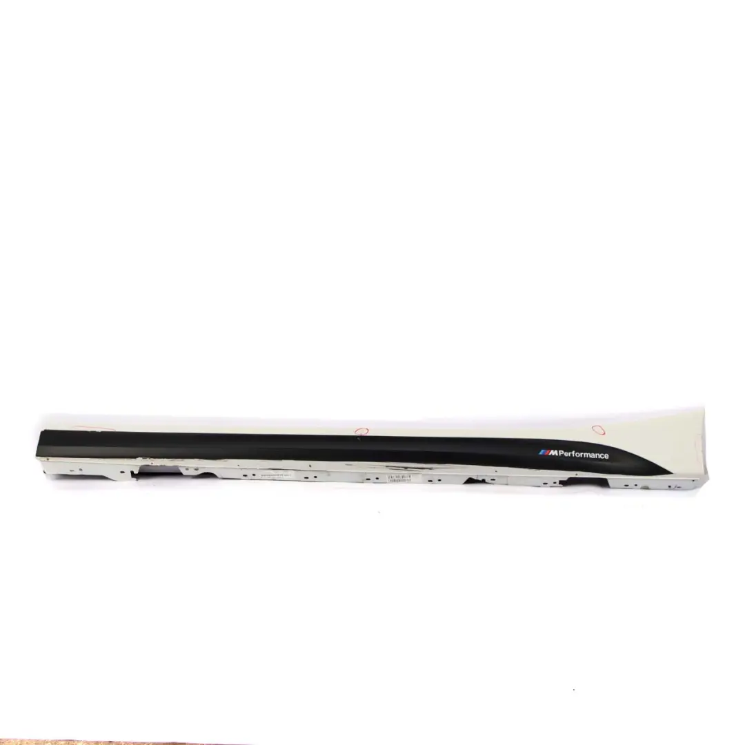 Side Skirt BMW F20 M Sport Sill Strip Cover Left N/S Alpine White - 300