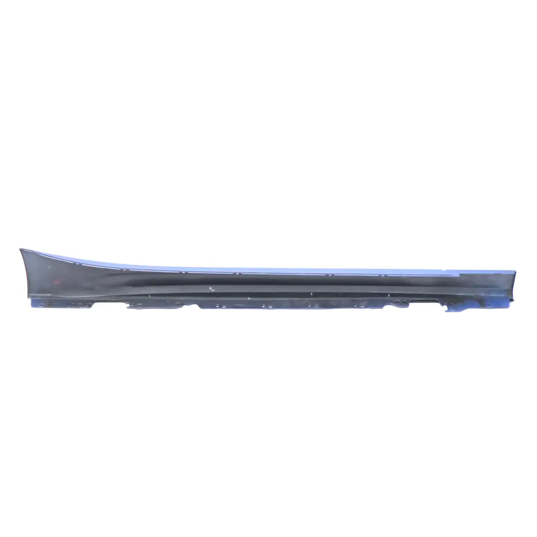 BMW F20 Side Skirt M Sport Sill Strip Left N/S Estorilblau Blue Metallic - B45