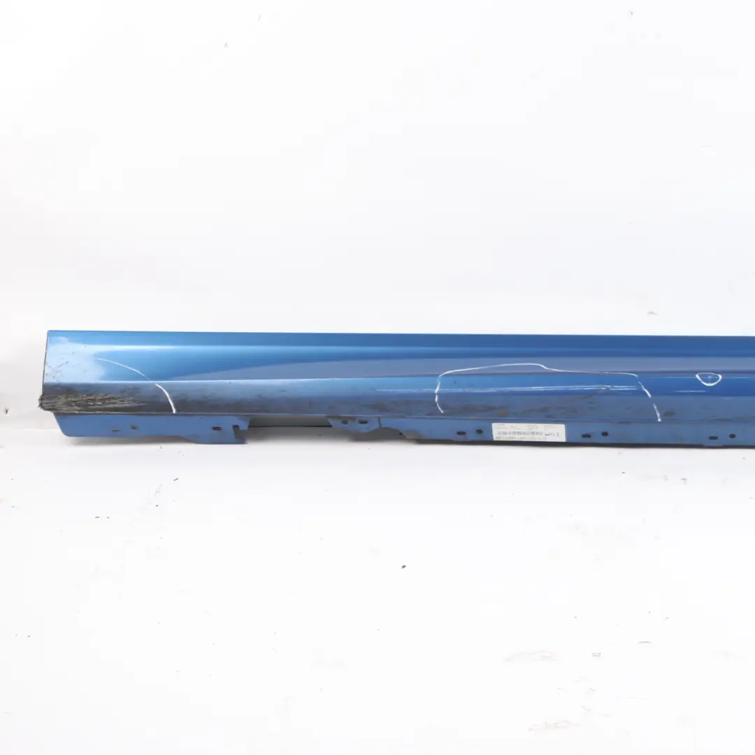 BMW 1 Series F20 M Sport Sill Strip Side Skirt Left N/S Estorilblau Blue - B45