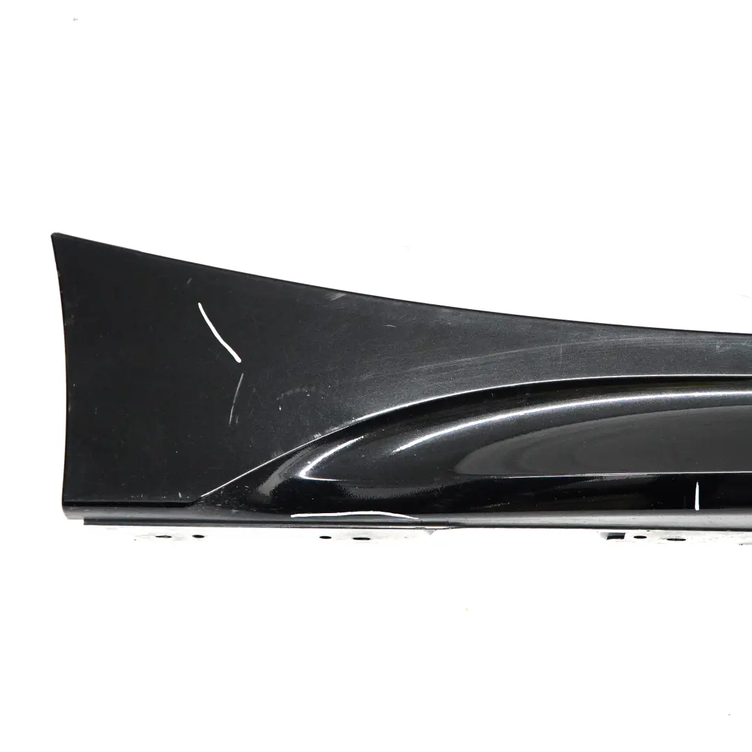 BMW F20 Side Skirt Cover M Sport Sill Strip Right O/S Black Sapphire - 475