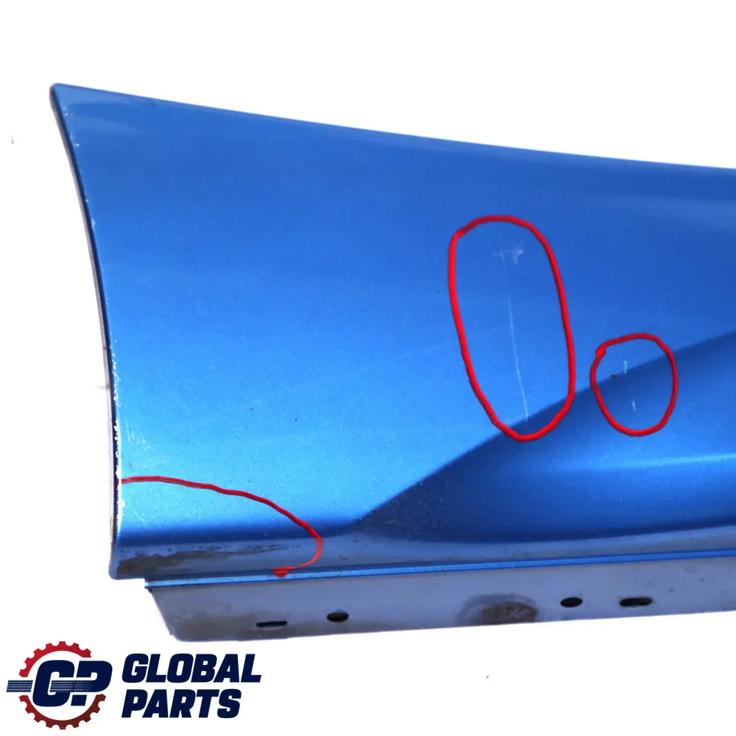 BMW 1 Series F20 M Sport Sill Strip Side Skirt Right O/S Estorilblau Blue - B45