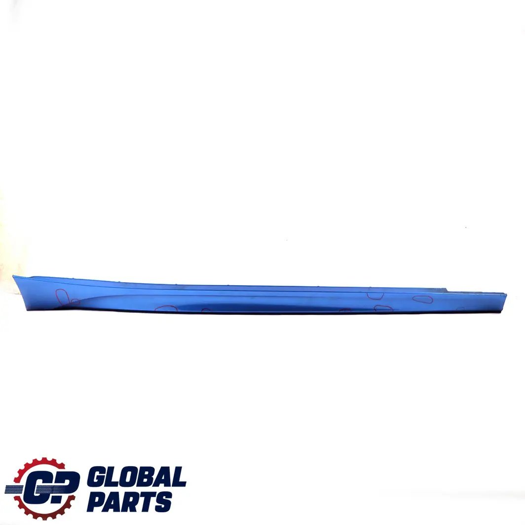 BMW 1 Series F20 M Sport Sill Strip Side Skirt Right O/S Estorilblau Blue - B45