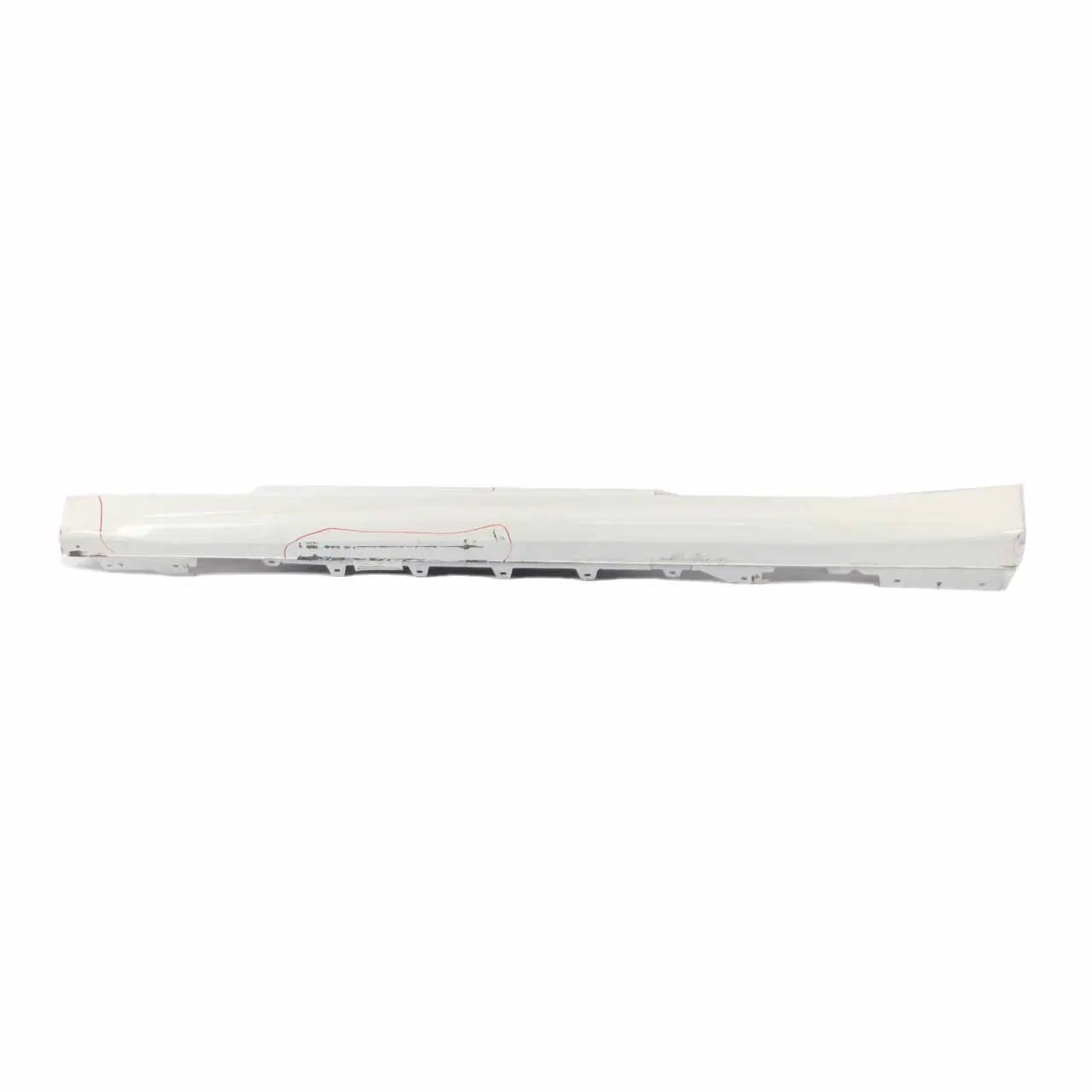 BMW F32 F33 Side Skirt M Sport Sill Strip Left N/S Alpinweiss White - 300