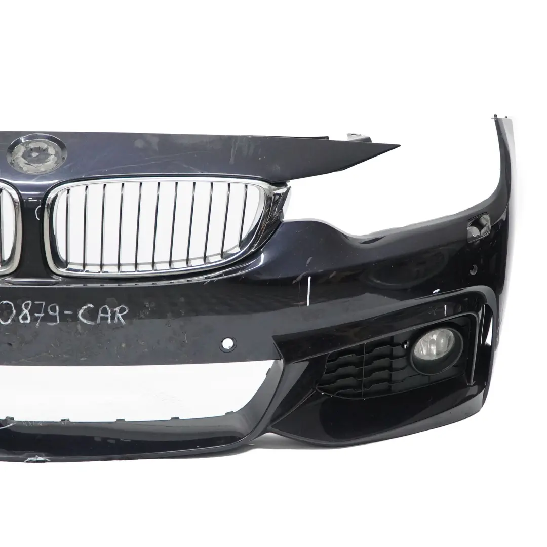 BMW F32 F36 Front Bumper Trim Panel Carbonschwarz Carbon Black Metallic - 416