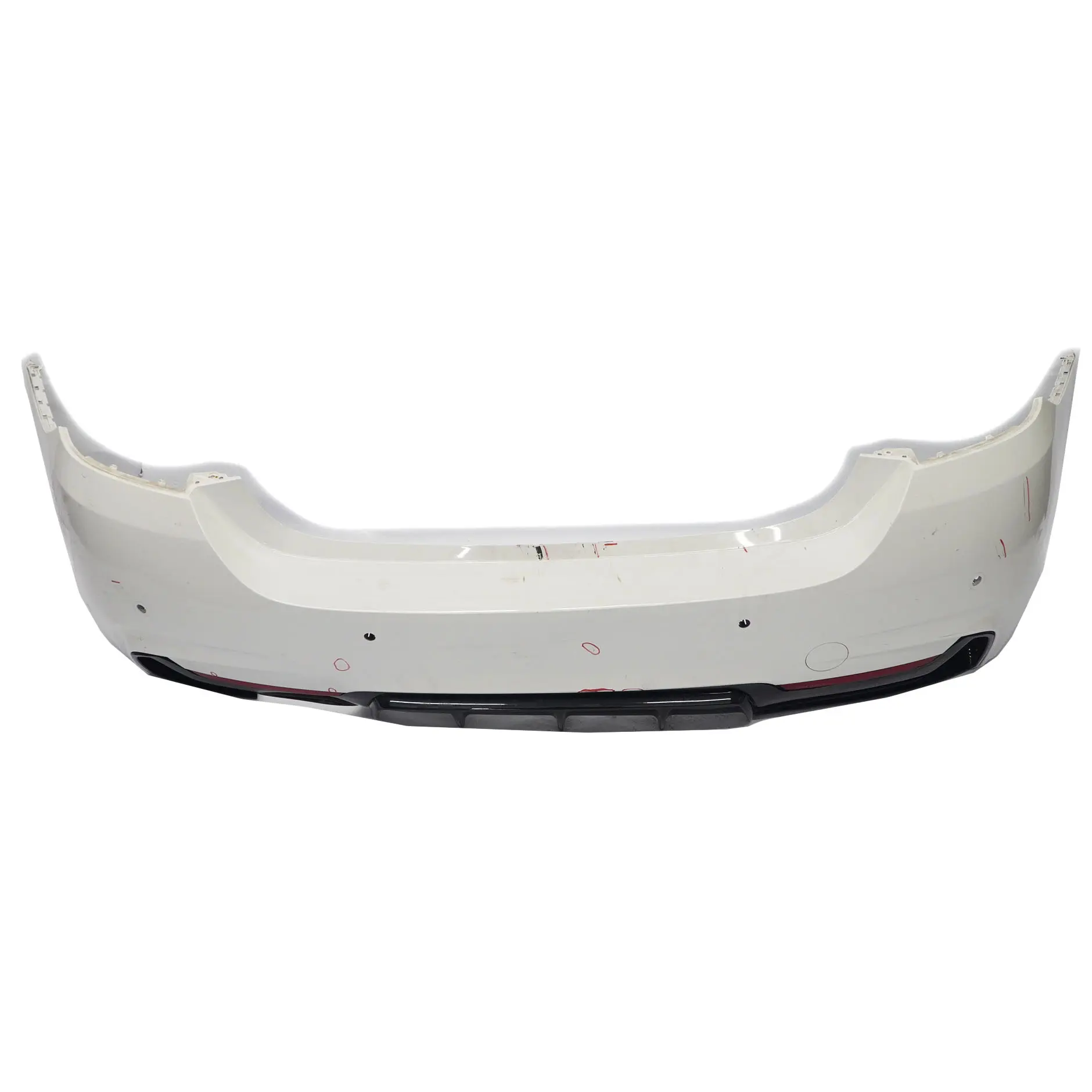 BMW F32 F33 M Sport Rear Bumper Trim Panel PDC Alpinweiss Alpine White - 300